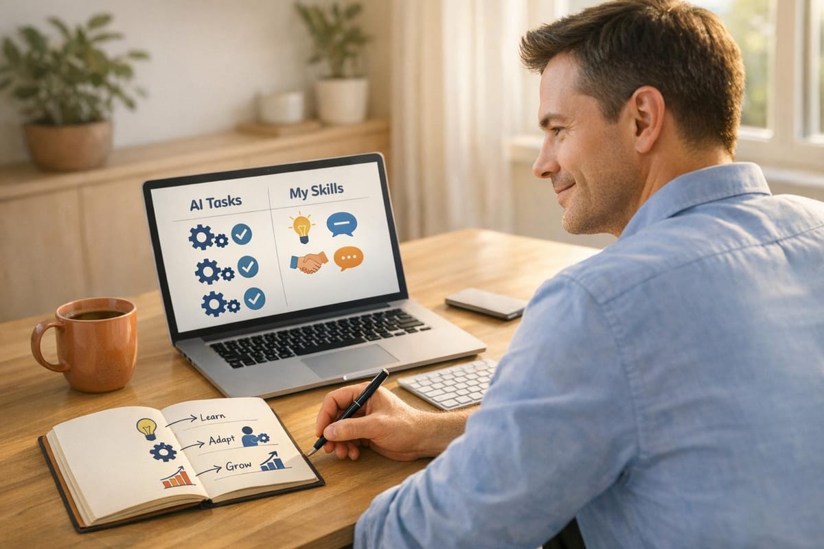 I'm worried AI is going to take my job. What can I do?