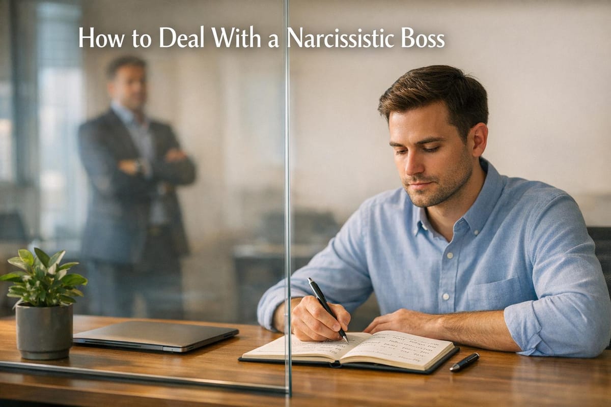How to Deal With a Narcissistic Boss